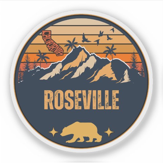 ローズビル, カリフォルニア シール (正面)