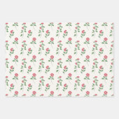 ローズピクニックトリオ3 ラッピングペーパーシート (正面)