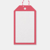 ローズピンクウォーター色フローラありがとう ギフトタグ (裏面)