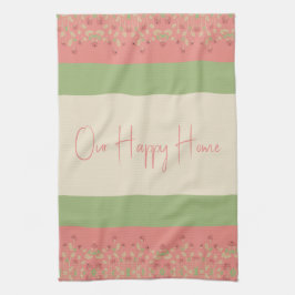 ローズピンクフローラ キッチンタオル