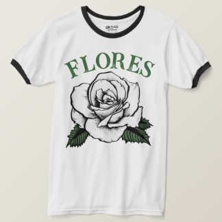 ローズフラワー Tシャツ