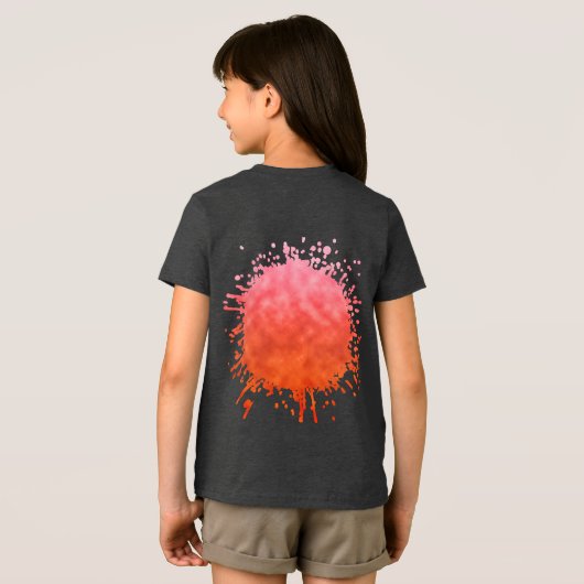ローズフレア トライブレンドＴシャツ (裏面全面)
