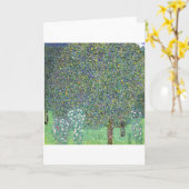 ローズブスザツリーズグスタフクリムト カード (黄色い花)