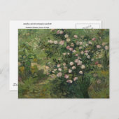 ローズブッシュインブロッサム、ヴァンゴッホファインアート ポストカード (正面/裏面)
