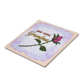 ローズブドおばあちゃん タイル (側面)