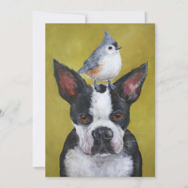 ローズブドとサマンサのフラットカード (正面)