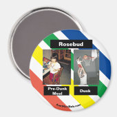 ローズブドダンク冷凍機磁石 マグネット (正面/裏面)