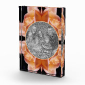 ローズブドフラワーティンテッド自分の花を追加 フォトブロック (右)