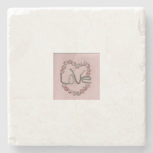 ローズブドラブコースター ストーンコースター (正面)