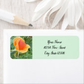 ローズブド写真差出人住所ラベル ラベル (インサイチュ)