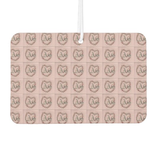 ローズブド愛 カーエアーフレッシュナー (正面)