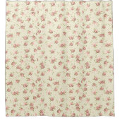 ローズブド花柄 シャワーカーテン (正面)