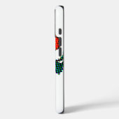 ローズブルームハーフトーン ファインアート Case-Mate iPhoneケース (裏面 / 左)
