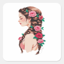 ローズブレイドヘア フラワーティー for Women スクエアシール
