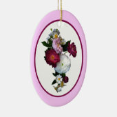 ローズブーケのクリスマスオーナメント セラミックオーナメント (右)