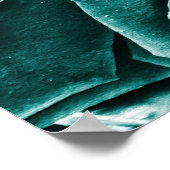 ローズブーケインターコイズ ポスター (角)