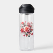 ローズブーケフローラデザイン-62103 ウォーターボトル (背面)