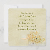 ローズブーケ招待状 招待状 (正面)