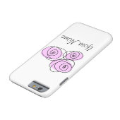 ローズブーケ薄紫名iPhoneケース Case-Mate iPhoneケース (底)