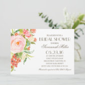 ローズブーケ | ブライダルシャワー 招待状 (スタンド正面)