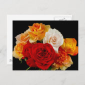 ローズブーケ ポストカード (正面/裏面)