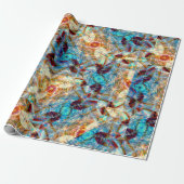 ローズプリズムワール ラッピングペーパー (アンロールド)