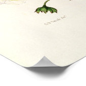 ローズベリーイチゴ、ワッテ彫り ポスター (角)