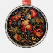 ローズペイモダンント2 / 6 メタルオーナメント (正面)