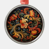 ローズペイモダンント3 / 6 メタルオーナメント (正面)