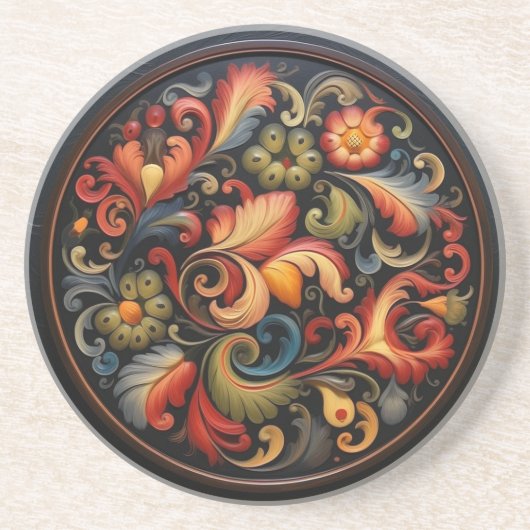 ローズペイモダンント4 / 6 コースター (正面)