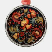 ローズペイモダンント6 / 6 メタルオーナメント (正面)