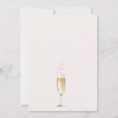 ローズペタル プロセッコ ボヘミアンブライダルシャワー 招待状 (裏面)