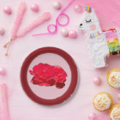 ローズペーパープレート ペーパープレート (パーティー)