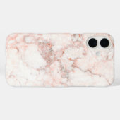 ローズホワイト大理石 Case-Mate iPhoneケース (裏面 (横))
