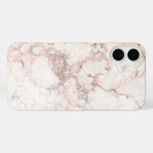 ローズホワイト大理石 Case-Mate iPhoneケース (裏面 (横))