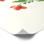 ローズマリング赤とピンク ポスター (角)