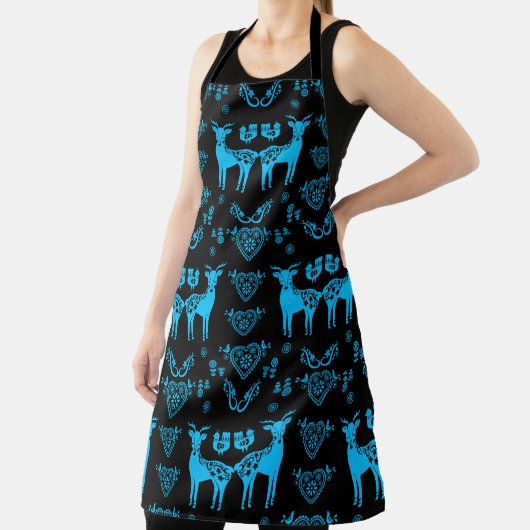 ローズマリンノルウェーフォークアート エプロン (インサイチュ)