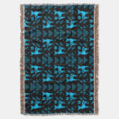 ローズマリンノルウェーフォークアート スローブランケット (正面縦)