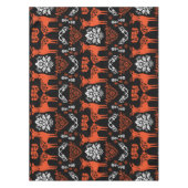 ローズマリンノルウェーフォークアート テーブルクロス (正面)