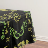 ローズマリンノルウェーフォークアート テーブルクロス (インサイチュ)