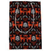 ローズマリンノルウェーフォークアート ミディアムペーパーバッグ (正面)