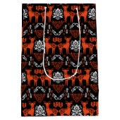 ローズマリンノルウェーフォークアート ミディアムペーパーバッグ (裏面)