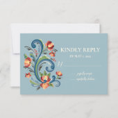 ローズマリンブルーとレッド 出欠カード (正面)