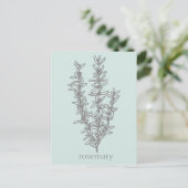 ローズマリーのご支援に感謝 ポストカード (スタンド正面)