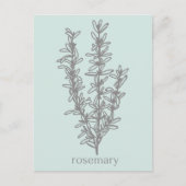 ローズマリーのご支援に感謝 ポストカード (正面)