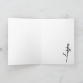 ローズマリーのスプリグリーティングカード カード (内部)