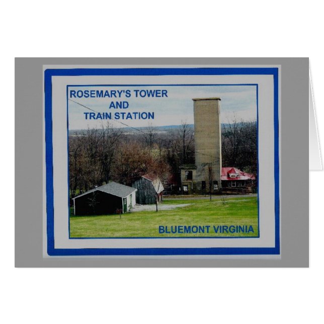 ローズマリーのタワー及び駅2 (正面横)