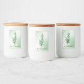 ローズマリーのハーブのラベル フードラベル (ボトル)