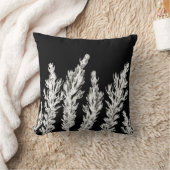 ローズマリーのハーブは枝クッションの装飾用クッションを去ります クッション (ブランケット)