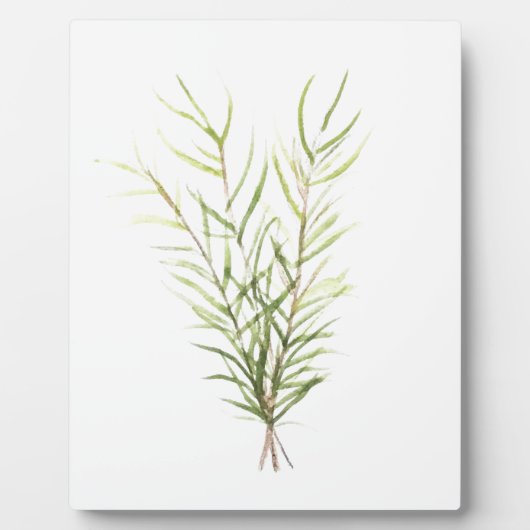 ローズマリーのハーブ フォトプラーク (正面)